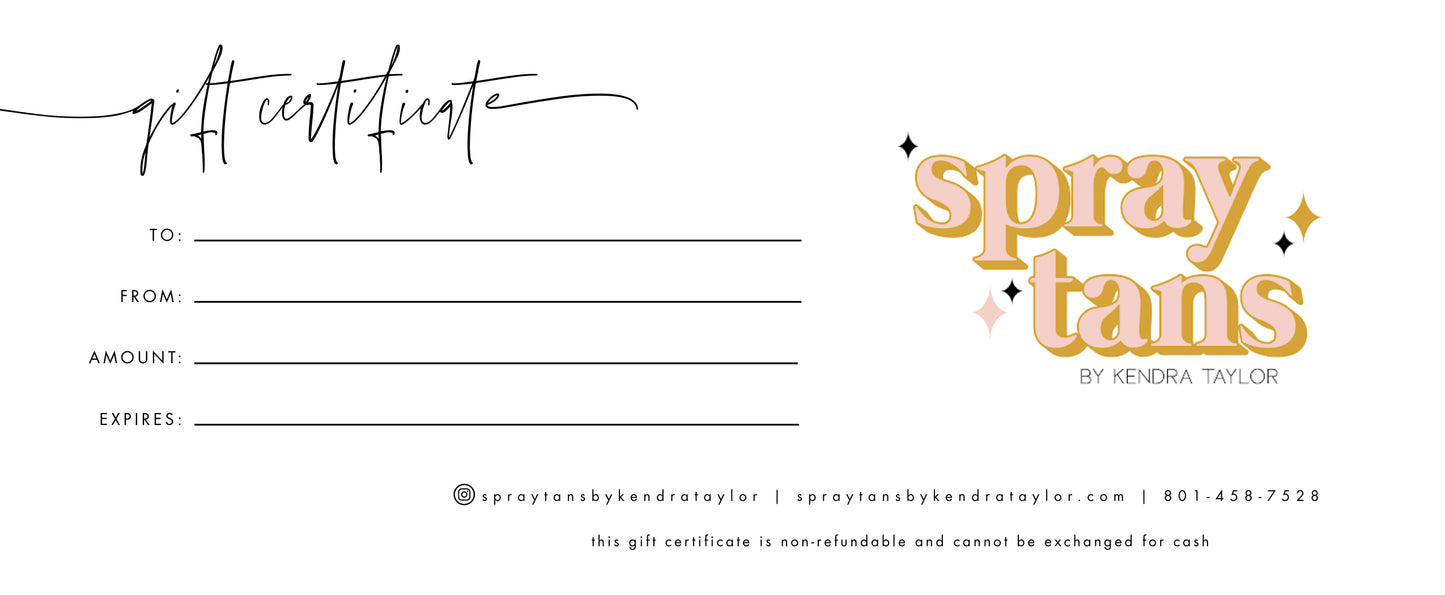 $100.00 Gift Certificate